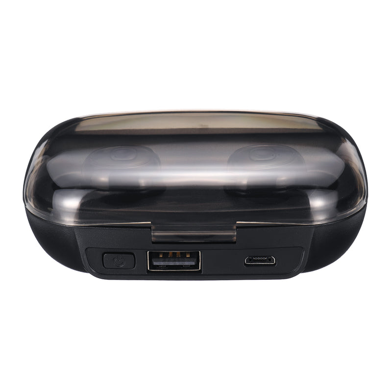 TWS bluetooth 5.0 Earbuds Mini Stereo Noise Cancelling Bilateral Call Earphone Headphone with 3000mAh Charging Box Power Bank