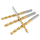 Drillpro 13Pcs Titanium Coated M42 Twist Drill Bit 8% High Cobalt HSS Drill Bit Set Industrial Grade 1.5-6.5mm for Stainless Steel Metal Wood
