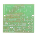 3pcs DIY Multi Function Four Bit Digital Clock MCU Clock Kit