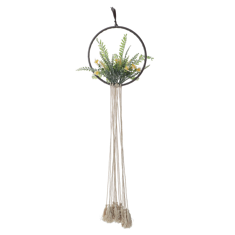 Boho Large Macrame Fringe Tassel Floral Flower Dream Catcher Wall Hanging Decorations