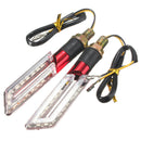 2pcs LED Turn Signal Motorcycle Light Amber Blade Lamp Indicator Blinker