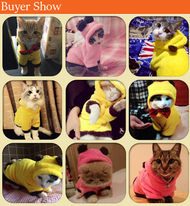 HOOPET Coral Fleece Pet Dog Cat Coat Jumpsuit Warm Comfortable Pet T Shirt