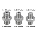 PCP Charging Hose Quick Coupler 1/4Male-1/4Male BSP 1/4 Male-1/8 Male Adapter