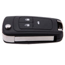 Replacement 3 Buttons Keyless Entry Remote Flip Folding Key Fob Case Shell