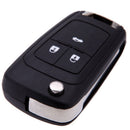 Replacement 3 Buttons Keyless Entry Remote Flip Folding Key Fob Case Shell