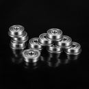 Machifit 10pcs F623ZZ Flange Bushing Ball Bearings 3x10x4mm Mini Deep Groove Flange Ball Bearing
