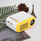 AAO YG200 TFT LCD Mini Projector 400-600 Lumens 320*x240 Pixels Supported 1920x1080 Pixels Portable Home Theater Projector