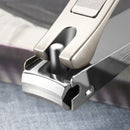 Y.F.M Nail Catcher Clipper Stainless Steel Anti Splash Manicure Tool Curved File Trimmer Travel
