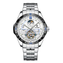 TEVISE T855 Waterproof Full Steel Automatic Mechanical Watch Business Style Men Watch