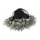 100 Pcs Black Cell Phone Lanyard Cords Strap Lariat Mobile Lobster Clasp T9V3
