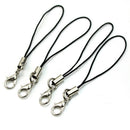 100 Pcs Black Cell Phone Lanyard Cords Strap Lariat Mobile Lobster Clasp T9V3