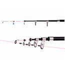 ZANLURE 1.5m/1.8m/2.1m/2.4m High Carbon Telescopic Fishing Rod Set Portable Fishing Pole Set