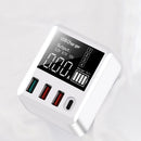 Bakeey 30W QC3.0 PD Multi-port Digital Display Fast Charging US EU UK Plug Travel USB Charger Adapter HUB For iPhone X XS Huawei P30 Mate 20Pro Xiaomi Mi8 Mi9 S10 S10+