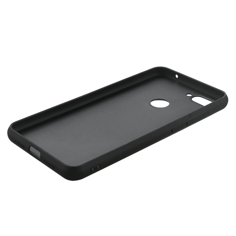 Bakeey Fabric PC+PU Leather Back + Soft TPU Bumper Protective Case for Xiaomi Mi 8 Lite 6.26 inch
