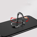 Bakeey Protective Case for iPhone XR 6.1" 360 Adjustable Metal Ring Grip Kickstand TPU Back Cover