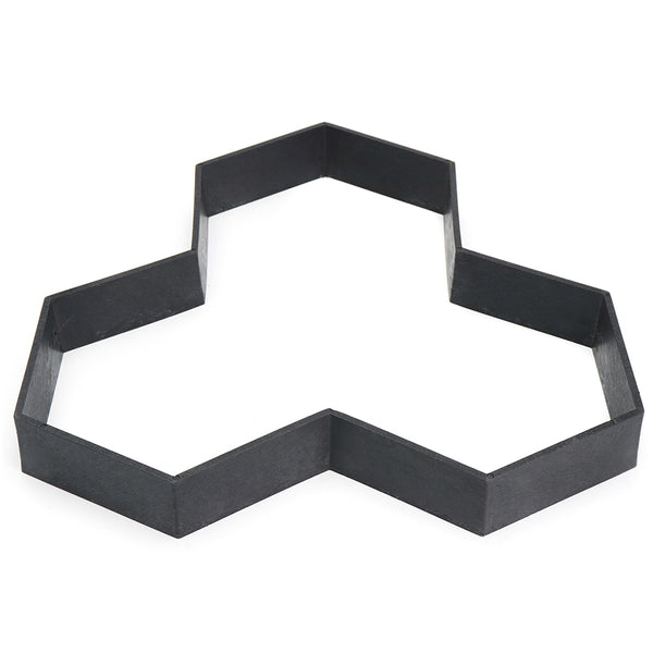 Multi-type Garden Yard DIY Multi-use Plastic Path Maker Concrete Stepping Stone Cement Brick Mold