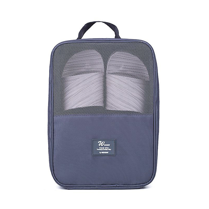 Large-Capacity Travel Waterproof Dry Wet Separation Storage Shoe Box Dustproof Shoe Bag Wash Bag