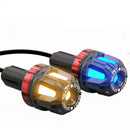 Spirit Beast Motorcycle CNC Turn Signals Light For Handle Bar End Cover Grip Plug Hand Block Cap