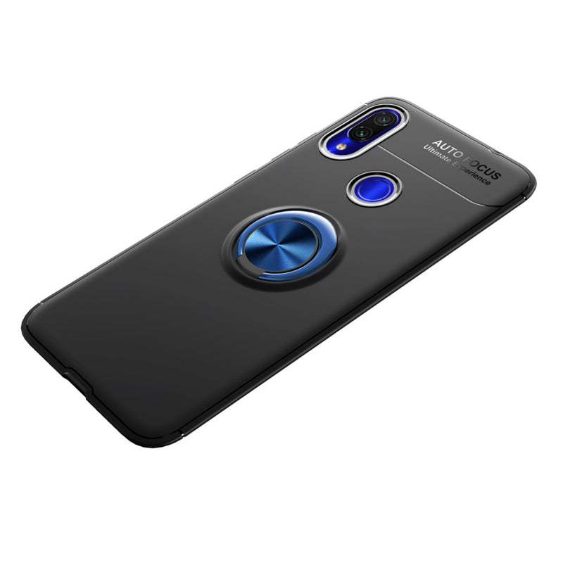Bakeey Shockproof Magnetic Adsorption Protective Case with Finger Ring Holder for Xiaomi Redmi Note 7 /Redmi Note 7 PRO