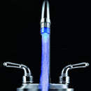 3 Color Changing Glow Shower Waterfall Led Tap Light Water Faucet Sensor Light Tap