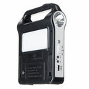 2400mAh Portable Solar Panel Charger Reusable Solar Generator System USB Port With Lamp Lighting