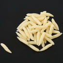 50Pcs 2cm Fishing Lure Maggot Grub Soft Baits Worms Ivory