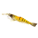 5X(5Pcs 9cm 4g Outdoor Fishing Lure Soft Simulation Lightweight Shrimp PrawG8Z5)