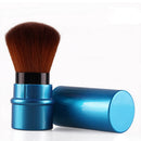 Retractable Blush Foundation Face Powder Cosmetic Makeup Brush dark blue