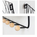 Mini Iron Corner Bath Storage Rack Shelf Bathroom Home Shelves Holder Organizer Bookshelf