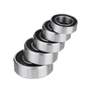 Machifit 10pcs I.D 6mm Double Rubber Shielded Miniature Deep Groove Ball Bearing MR106 MR116 MR126