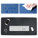 80x40cm Both Sides Two Colors Extended PU leather Mouse Pad Mat Large Office Gaming Desk Mat