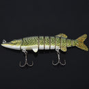 5 inch/ 12, 5cm 20g alive realistic fishing lure multi articulated