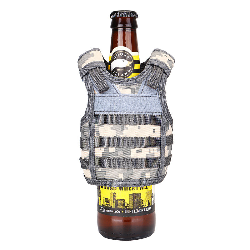 Adjustable Beer Bottle Vest Beverage Insulator Mini Cooler Tactical Cup Holder
