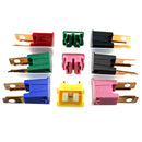 9Pcs 30-100A ABS+Copper Auto Male Female Fuse 7 Colors PAL Replacement Accessories