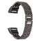 15mm Metal Watch Band High Quality 5 Rows Stainless Steel Strap Replacement for Fitbit Charge 2