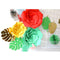 6Pcs Handmade Paper Monstera Leaves DIY Wall Sticker Backdrop Wedding Party Decor Craft