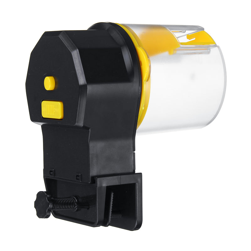 Intelligent Timing Automatic Feeder Automatic Fish Tank Timer Feeding Dispenser W/ 50/100g Feed Tank