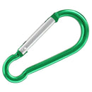 36 Pcs 2inch/5cm Carabiner Aluminum Locking Clip Camping Hook Keychain Hiki