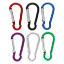 36 Pcs 2inch/5cm Carabiner Aluminum Locking Clip Camping Hook Keychain Hiki