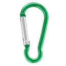 36 Pcs 2inch/5cm Carabiner Aluminum Locking Clip Camping Hook Keychain Hiki