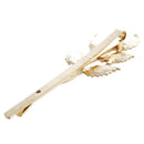 1pc Fashion Leaves Golden Metal Punk Hairpin Hair Clip N3P1