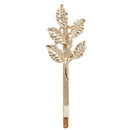 1pc Fashion Leaves Golden Metal Punk Hairpin Hair Clip N3P1