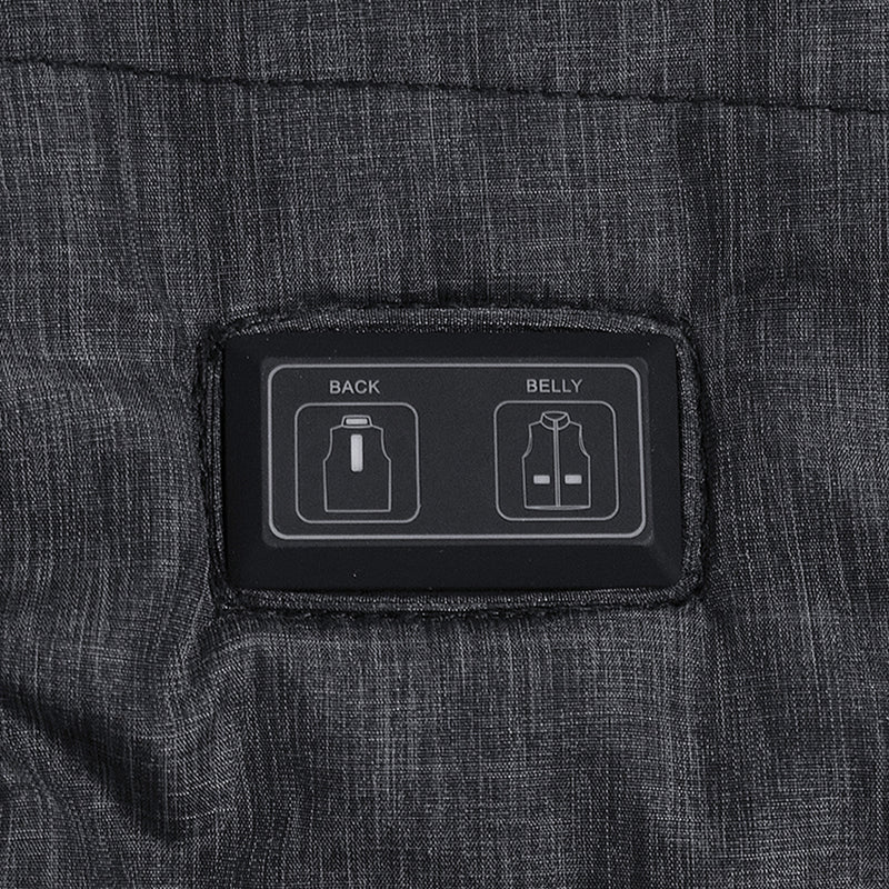 Dual Control Electric Vest Heated Outdoor Jacket USB Warm Up Heating Pad Winter Body Warmer