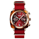 SKMEI 9186 Unique Design Multi-dial Luminous Waterproof Women Wristwatch Quartz Watch