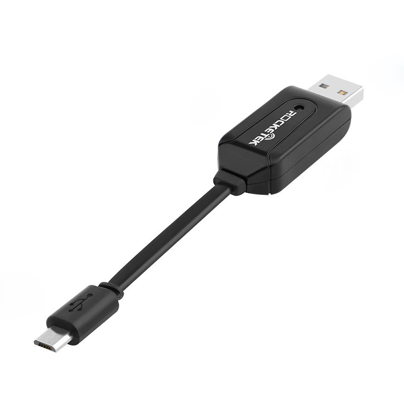 Rocketek OTG03 USB 2.0 Micro USB to SD TF OTG Card Reader Charge Cable for Android Phone