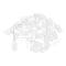 EQKIT Heart Shaped Light Kit DIY LED Flash Breathing Light Parts Red Green Blue White Color Optional
