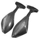 Pair Motorcycle Rear View Mirror With LED Turn Signal For Honda/Kawasaki/Yamaha