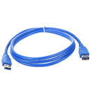 1.5m/5ft USB 3.0 A Male to Female Extension Data Sync Cable Cord 5Gbps