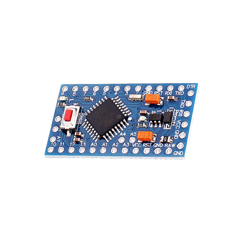 5Pcs 3.3V 8MHz ATmega328P-AU Pro Mini Microcontroller With Pins Development Board For