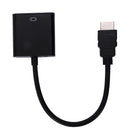 HDMI to VGA converter adapter + 3.5 mm audio jack full HD 1080P black